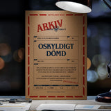 Oskyldigt dömd